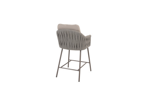 Taste Cannes High Dining Bar Chair W/cushions - Terre